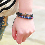 Pulseira cruz couro multicolor valor por defeito título