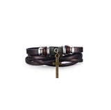 Pulseira cruz de couro valor por defeito título