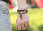 Pulseira cruz discreta