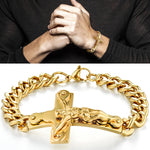 Pulseira cruz dourada homem valor por defeito título