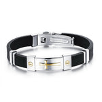 Pulseira cruz elegante ouro