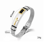 Pulseira cruz moderna
