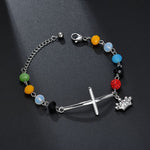 Pulseira cruz original prata