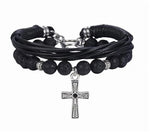 Pulseira cruz preta valor por defeito título