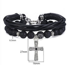 Pulseira cruz preta valor por defeito título