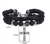 Pulseira cruz preta valor por defeito título