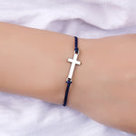 Pulseira cruz simples