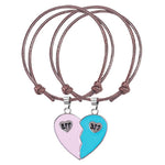 Pulseira da amizade bff castanho