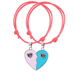 Pulseira da amizade bff vermelho