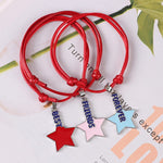 Pulseira da amizade para 3 amigas