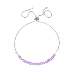 Pulseira de aço e ametista valor por defeito título