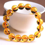 Pulseira de citrino amarelo