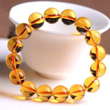 Pulseira de citrino amarelo