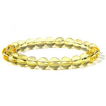 Pulseira de citrino na moda amarelo / 17 cm
