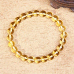 Pulseira de citrino na moda