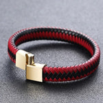 Pulseira de couro entrançado valor por defeito título