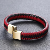 Pulseira de couro entrançado valor por defeito título