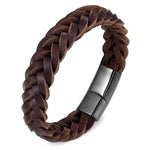 Pulseira de couro vintage