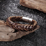 Pulseira de couro vintage
