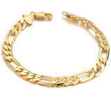Pulseira de elos dourada