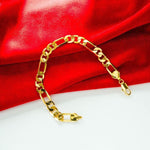 Pulseira de elos dourada