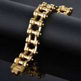 Pulseira de elos estilo dourada ouro