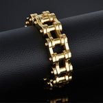 Pulseira de elos estilo dourada ouro