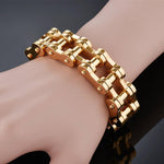 Pulseira de elos estilo dourada ouro