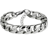 Pulseira de elos grossa