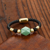 Pulseira de jade dourada