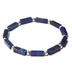 Pulseira de lápis-lazúli elegante