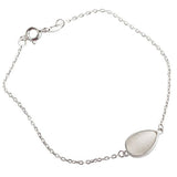 Pulseira de luxo de pedra da lua título por defeito