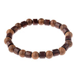 Pulseira de madeira artística modelo 1