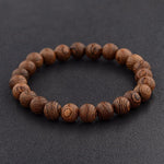 Pulseira de madeira artística modelo 3