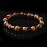 Pulseira de madeira artística