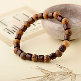Pulseira de madeira artística