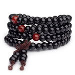 Pulseira de madeira preta e vermelha valor por defeito título