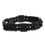 Pulseira de madeira preta valor por defeito título