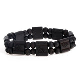 Pulseira de madeira preta valor por defeito título