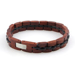 Pulseira de madeira simples valor por defeito título