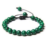 Pulseira de malaquita e corda valor por defeito título