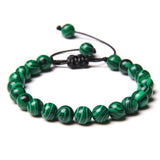 Pulseira de malaquita e corda valor por defeito título