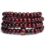 Pulseira de meditação de madeira valor por defeito título