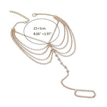 Pulseira de pé luxuosa título por defeito