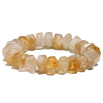 Pulseira de pedras citrino 16 cm