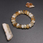 Pulseira de pedras citrino