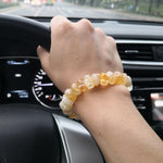 Pulseira de pedras citrino