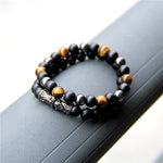 Pulseira de proteção olho de tigre 17 cm