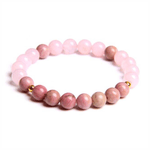 Pulseira de quartzo rosa e rodonita valor por defeito título