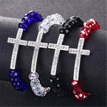 Pulseira discreta cruz